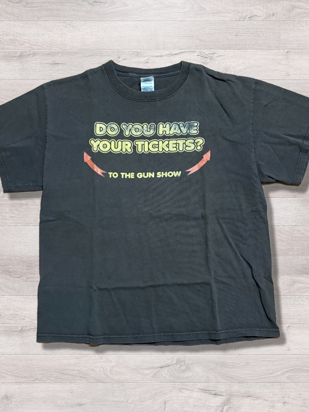 Vintage Delta Do You Have Your Tickets To The Gun Show Shirt Men’s Large